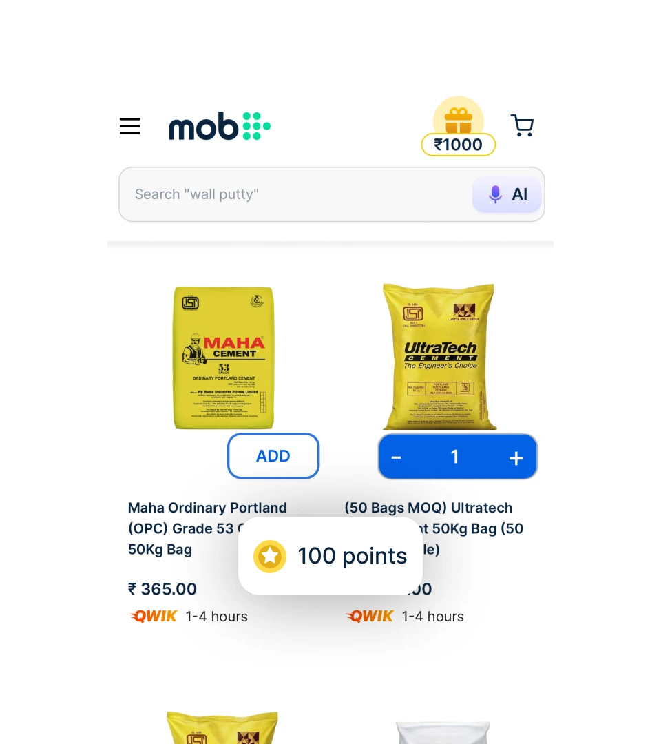Mob Star points on mobile